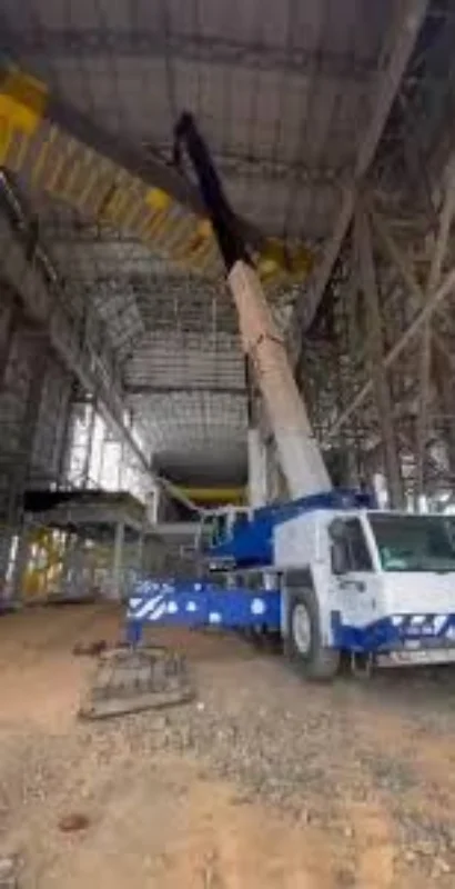 Montagem de pontes rolantes