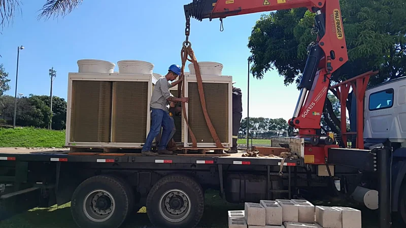 Montagem de resfriadores