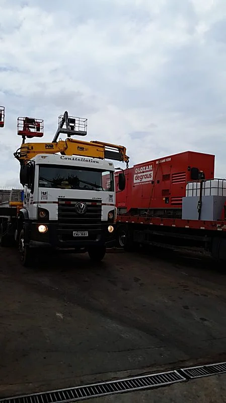 Movimentação de equipamentos em Campinas