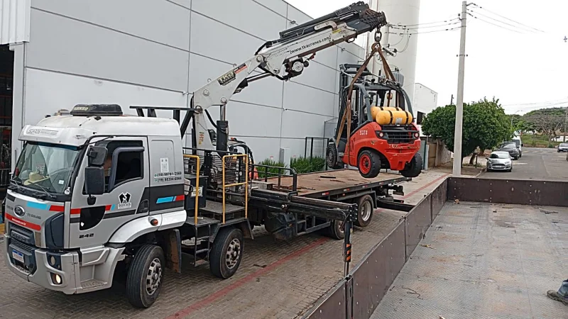 Transporte de máquinas em São Paulo